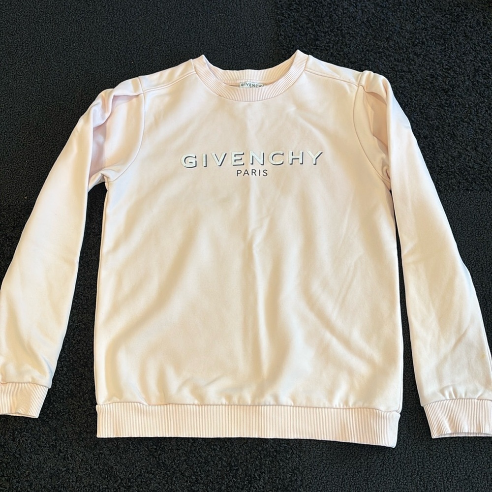 Givenchy girls light pink size 12 sweatshirt